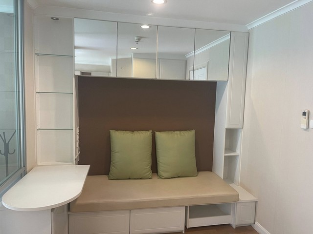 ขายห้องลุมพินีพาร์คริเวอร์ไซต์พระราม3 ชั้น 27 ขนาด 26.48 ตรม. ตกแต่ง built in. ครบพร้อมอยู่ ใกล้สถานี BRT 300 เมตร